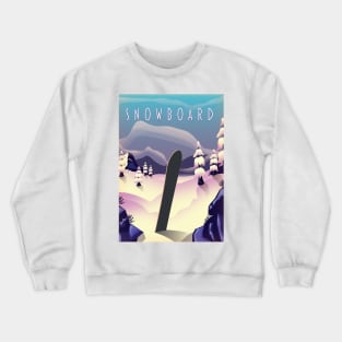 Snowboard Crewneck Sweatshirt